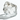Large clear quartz rough gemstone with angular facets and natural internal reflections resting on a white surface, highlighting its transparent structure and raw mineral purity.
